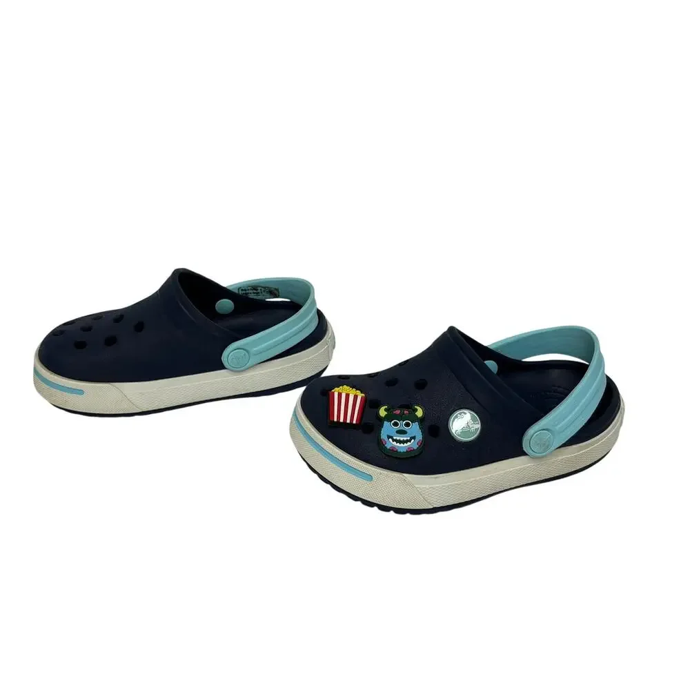Crocs Crocband Clogs Blue Slip on Shoe‎ Water Shoe Waterproof sz 8/9 Kids